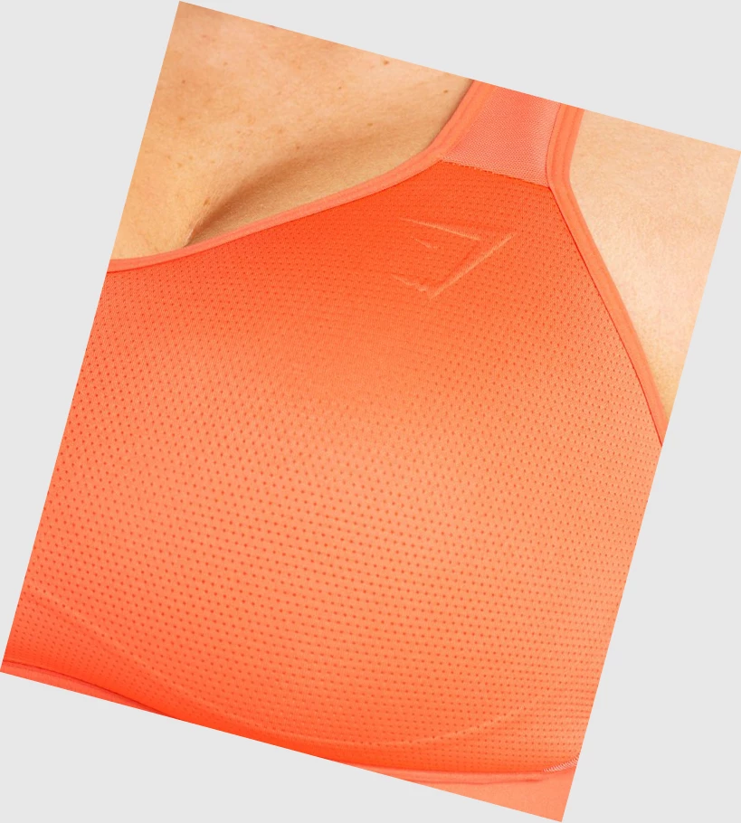 Sujetadores Deportivos Gymshark Ligeros High Support Entrenamiento Mujer Naranjas | UASMRPG-79