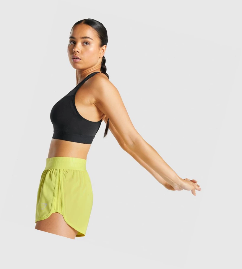 Sujetadores Deportivos Gymshark Open Back Entrenamiento Mujer Negros | JVPLEUS-01