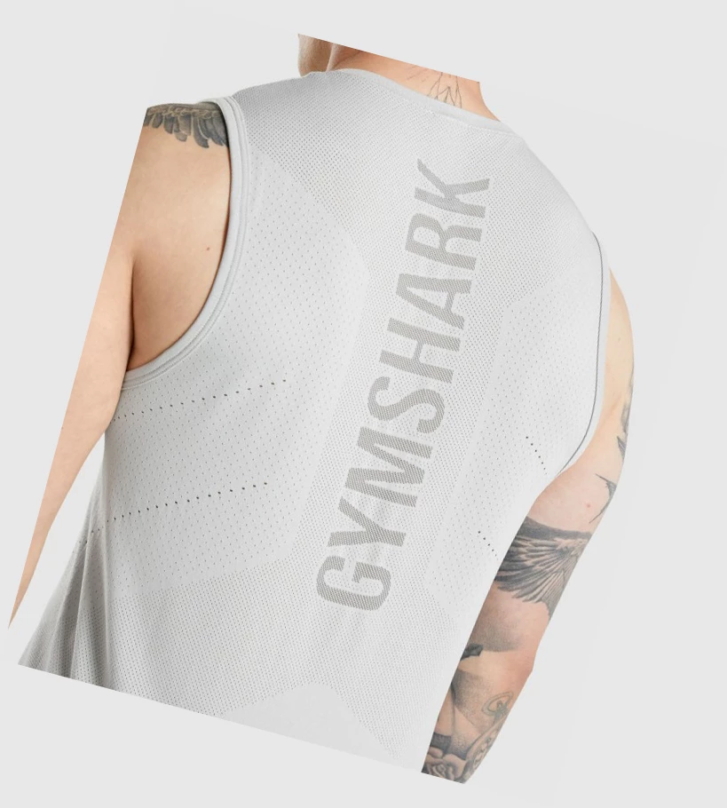 Camiseta Tirantes Gymshark Apex Hombre Grises Claro Grises | YSZQOEM-21