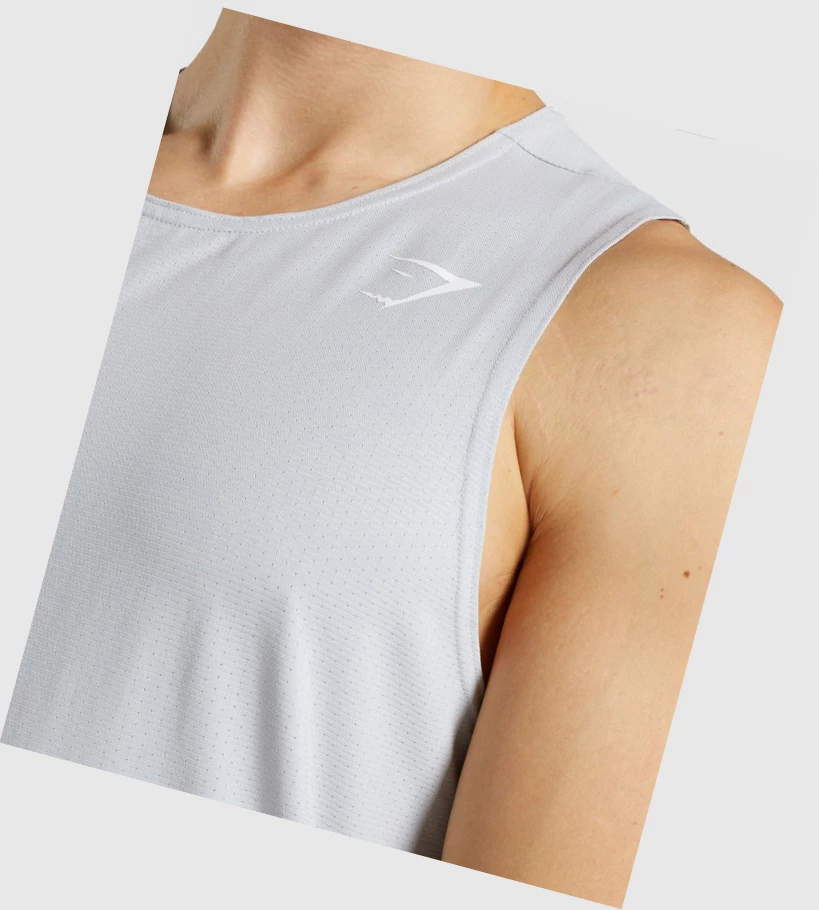 Camiseta Tirantes Gymshark Arrival Hombre Grises Claro | LSMVGQK-25